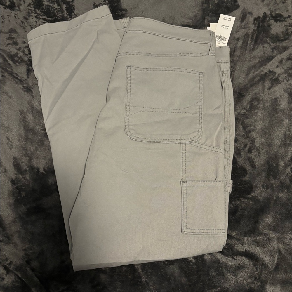 Hollister Men's Light Gray Cargo Pants